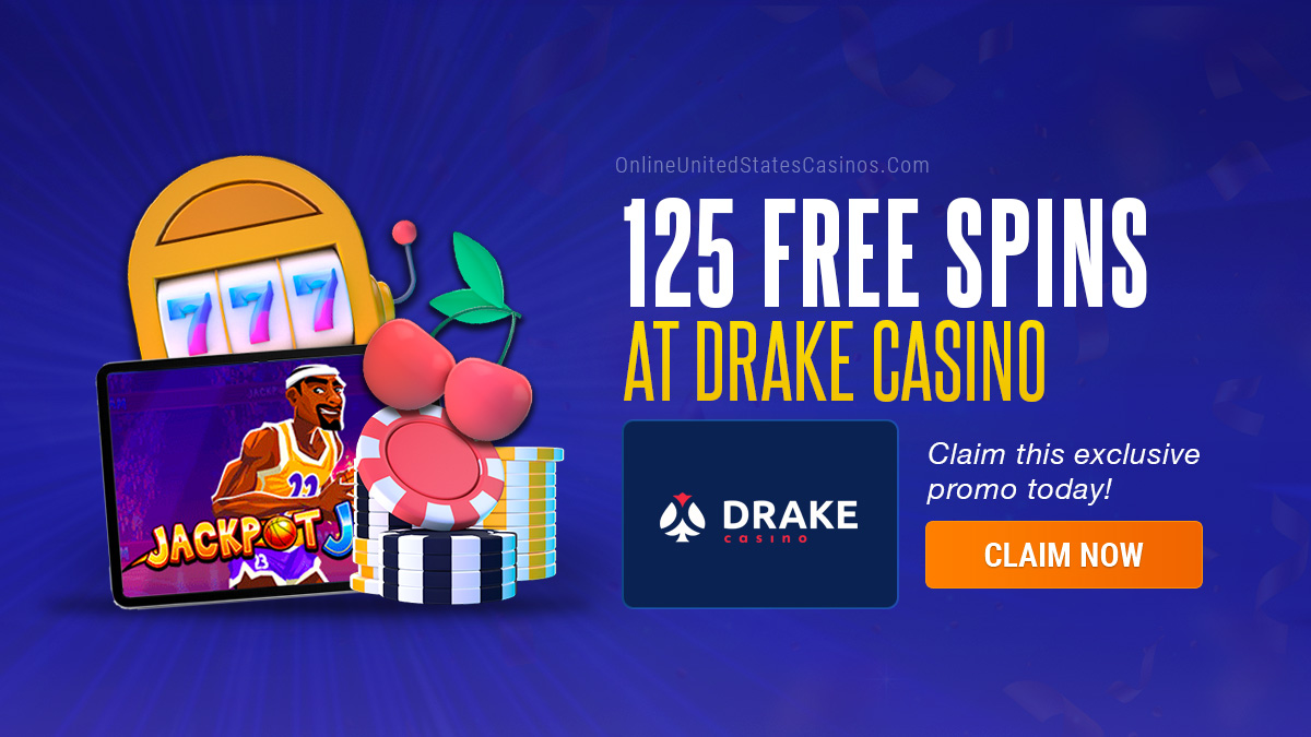 Drake Casino Exclusive Promo! 125 Free Spins on Jackpot Jam Slot